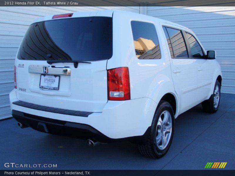 Taffeta White / Gray 2012 Honda Pilot EX