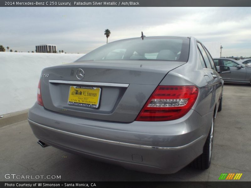 Palladium Silver Metallic / Ash/Black 2014 Mercedes-Benz C 250 Luxury