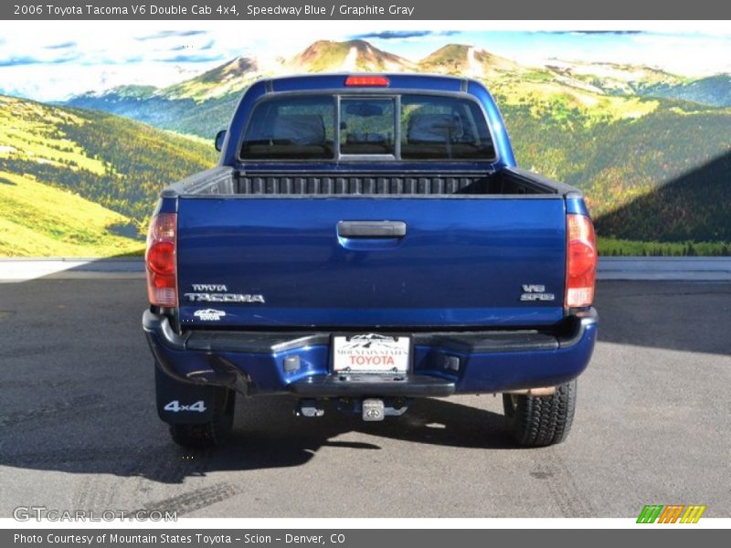 Speedway Blue / Graphite Gray 2006 Toyota Tacoma V6 Double Cab 4x4