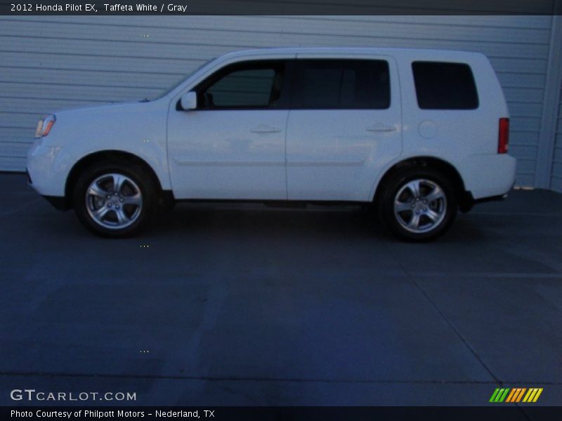 Taffeta White / Gray 2012 Honda Pilot EX