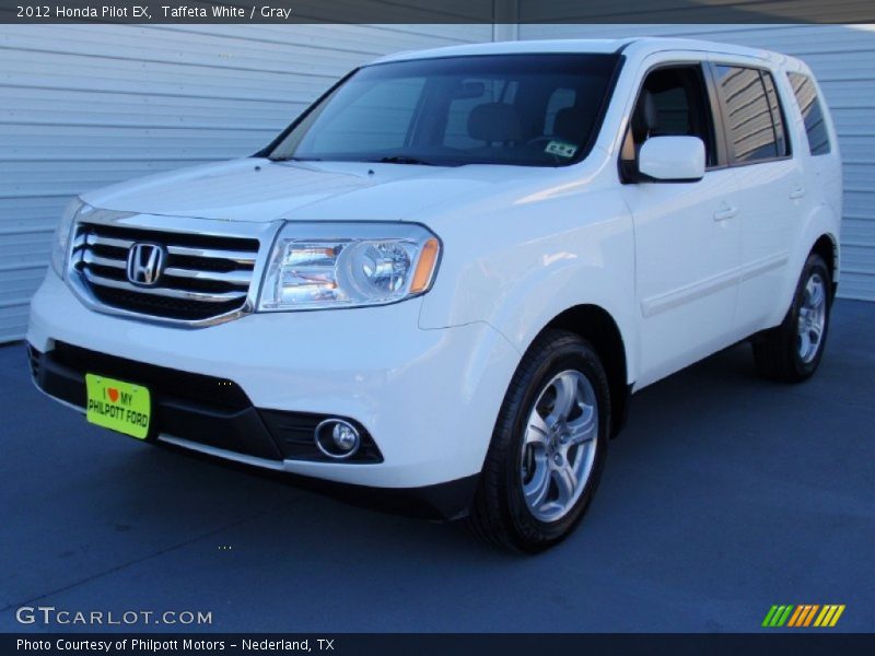 Taffeta White / Gray 2012 Honda Pilot EX