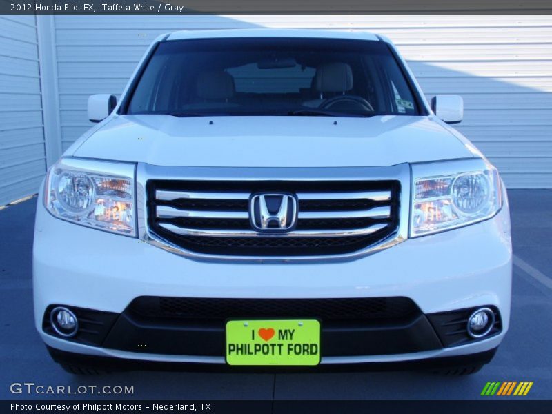Taffeta White / Gray 2012 Honda Pilot EX