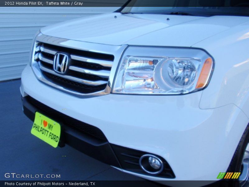 Taffeta White / Gray 2012 Honda Pilot EX