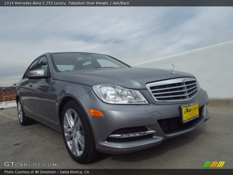 Palladium Silver Metallic / Ash/Black 2014 Mercedes-Benz C 250 Luxury