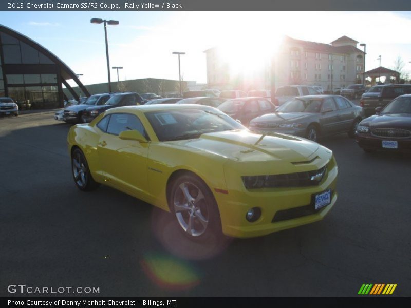 Rally Yellow / Black 2013 Chevrolet Camaro SS/RS Coupe