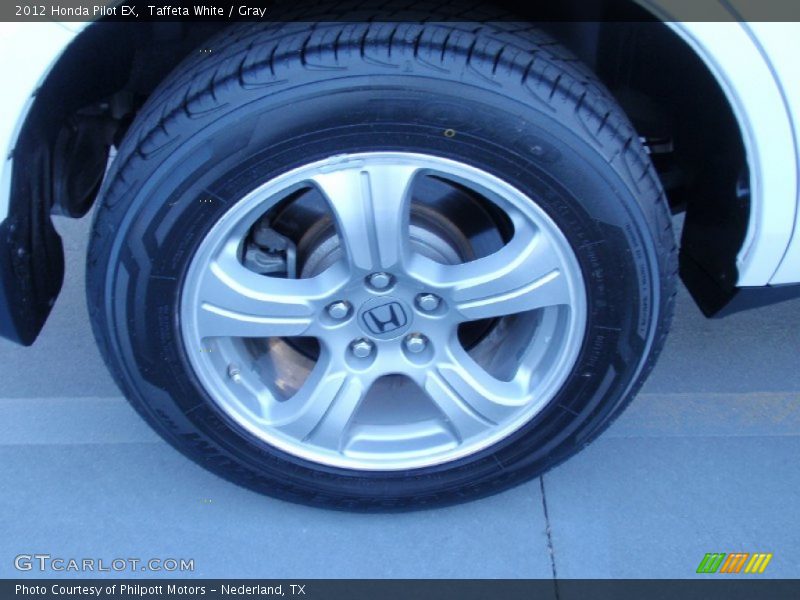Taffeta White / Gray 2012 Honda Pilot EX