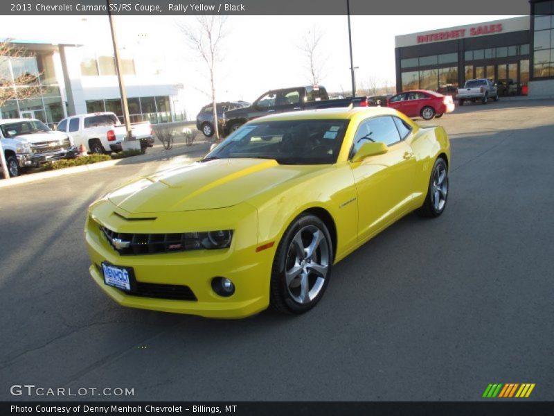 Rally Yellow / Black 2013 Chevrolet Camaro SS/RS Coupe