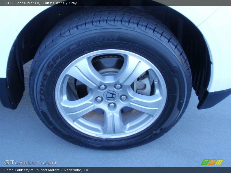Taffeta White / Gray 2012 Honda Pilot EX