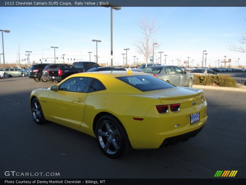 Rally Yellow / Black 2013 Chevrolet Camaro SS/RS Coupe