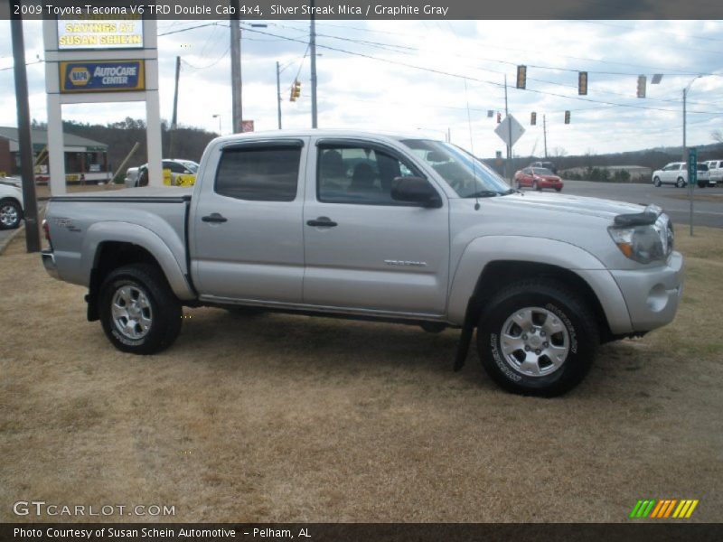 Silver Streak Mica / Graphite Gray 2009 Toyota Tacoma V6 TRD Double Cab 4x4