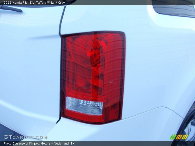 Taffeta White / Gray 2012 Honda Pilot EX