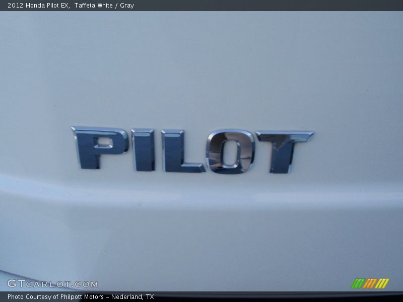 Taffeta White / Gray 2012 Honda Pilot EX