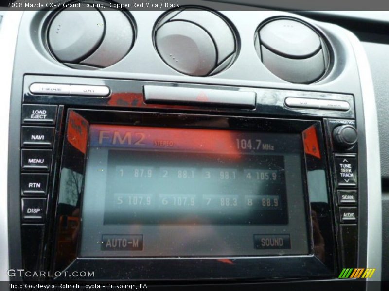 Audio System of 2008 CX-7 Grand Touring