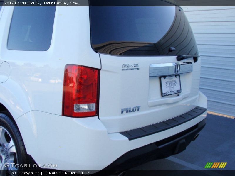 Taffeta White / Gray 2012 Honda Pilot EX