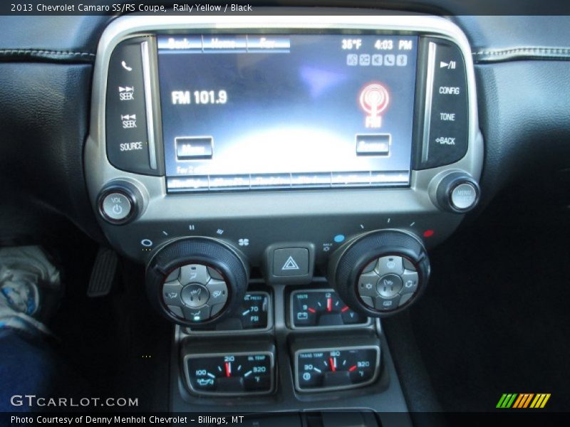 Controls of 2013 Camaro SS/RS Coupe