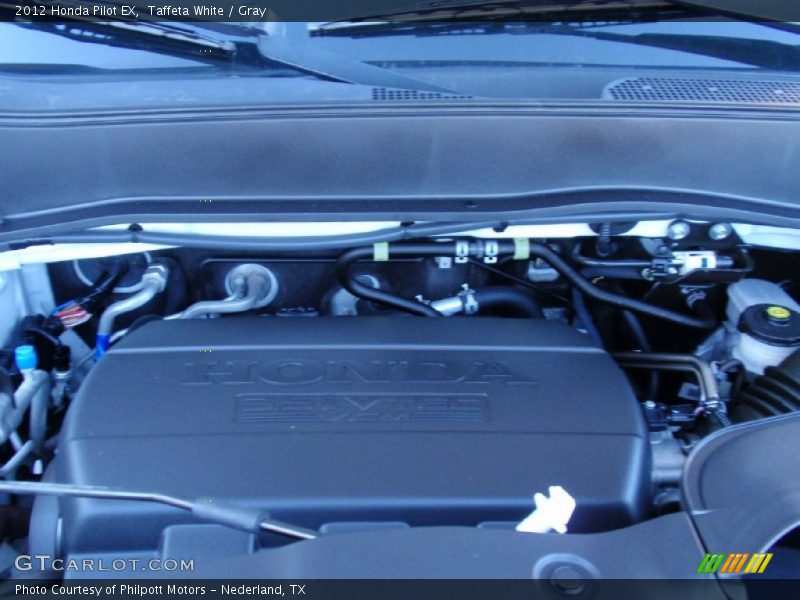 Taffeta White / Gray 2012 Honda Pilot EX