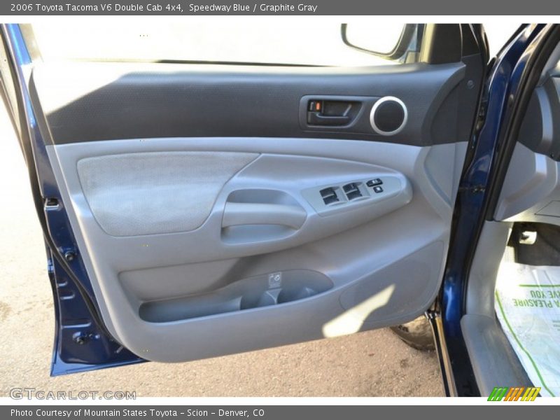 Speedway Blue / Graphite Gray 2006 Toyota Tacoma V6 Double Cab 4x4