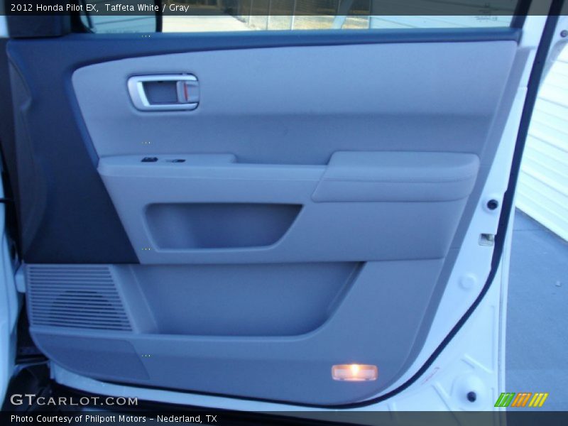 Taffeta White / Gray 2012 Honda Pilot EX