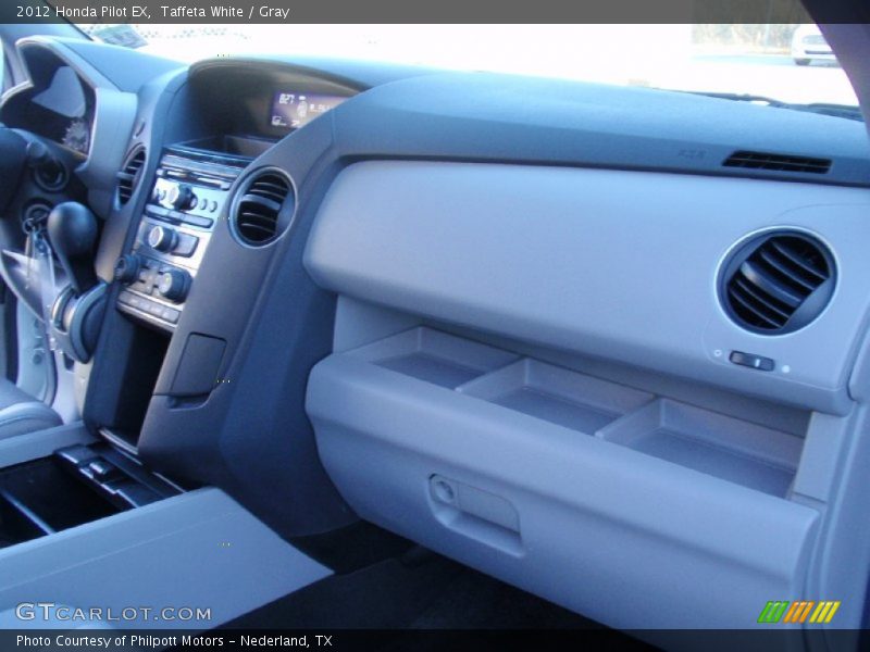 Taffeta White / Gray 2012 Honda Pilot EX