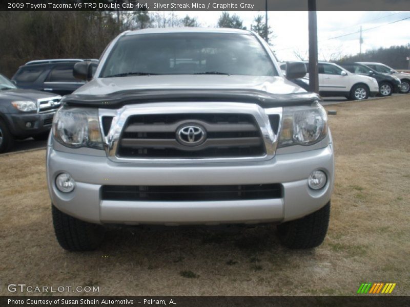 Silver Streak Mica / Graphite Gray 2009 Toyota Tacoma V6 TRD Double Cab 4x4