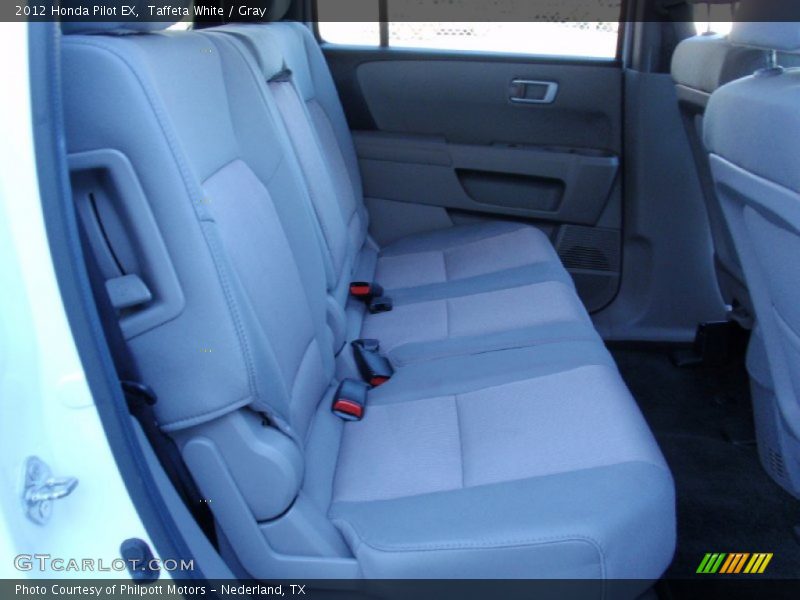Taffeta White / Gray 2012 Honda Pilot EX