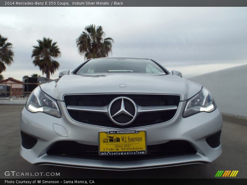 Iridium Silver Metallic / Black 2014 Mercedes-Benz E 350 Coupe