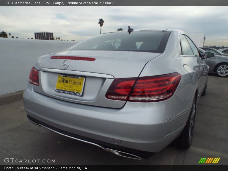 Iridium Silver Metallic / Black 2014 Mercedes-Benz E 350 Coupe