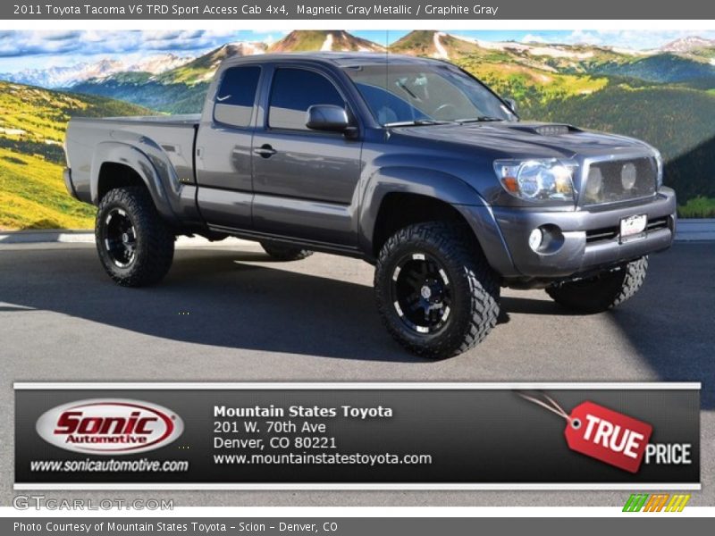 Magnetic Gray Metallic / Graphite Gray 2011 Toyota Tacoma V6 TRD Sport Access Cab 4x4