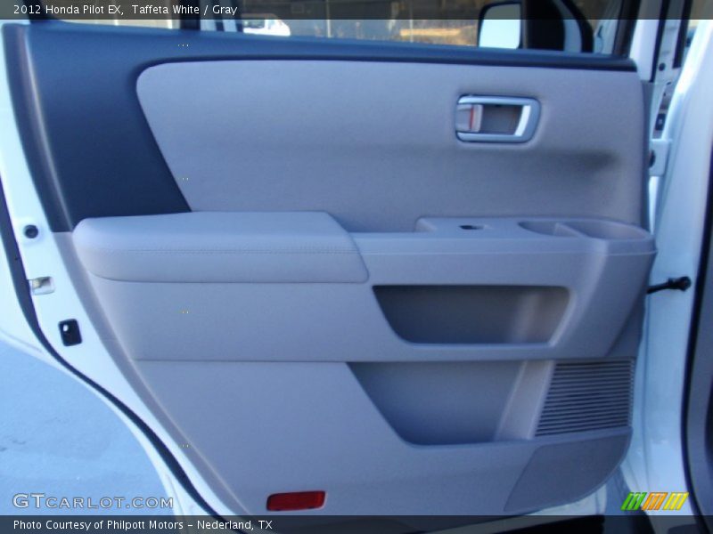 Taffeta White / Gray 2012 Honda Pilot EX