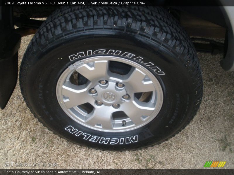 Silver Streak Mica / Graphite Gray 2009 Toyota Tacoma V6 TRD Double Cab 4x4