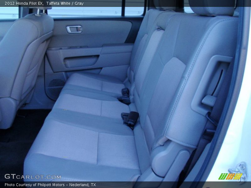 Taffeta White / Gray 2012 Honda Pilot EX