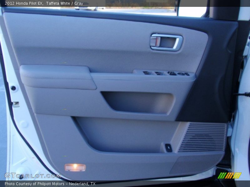 Taffeta White / Gray 2012 Honda Pilot EX