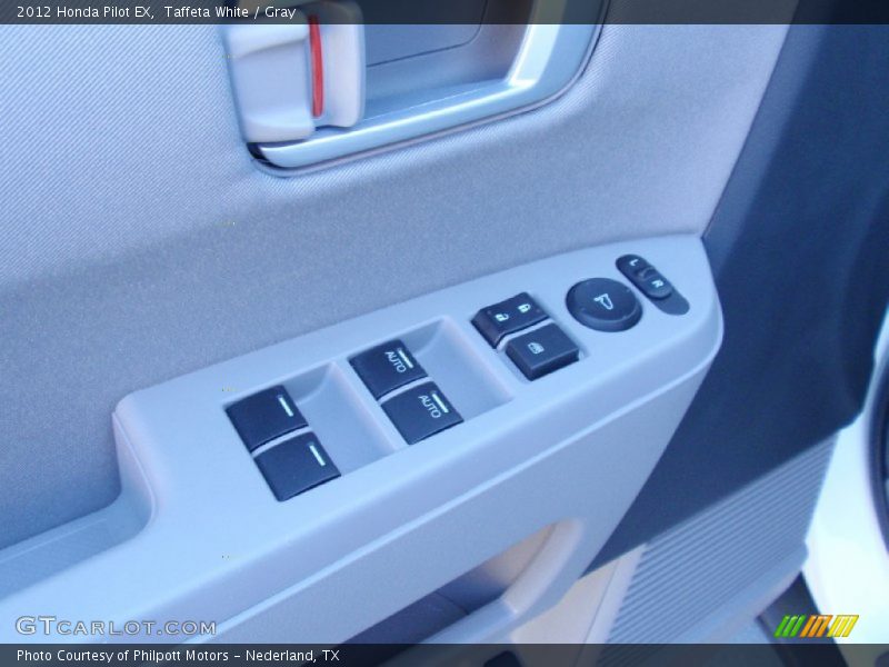 Taffeta White / Gray 2012 Honda Pilot EX