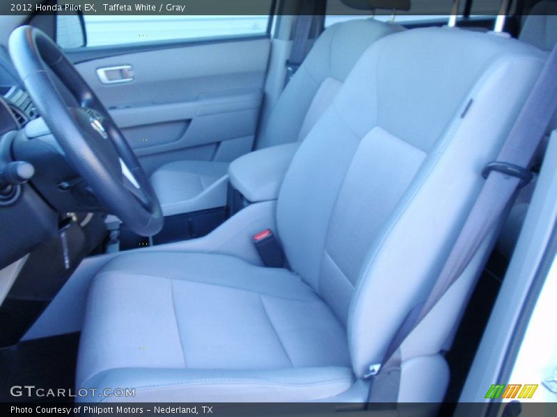 Taffeta White / Gray 2012 Honda Pilot EX
