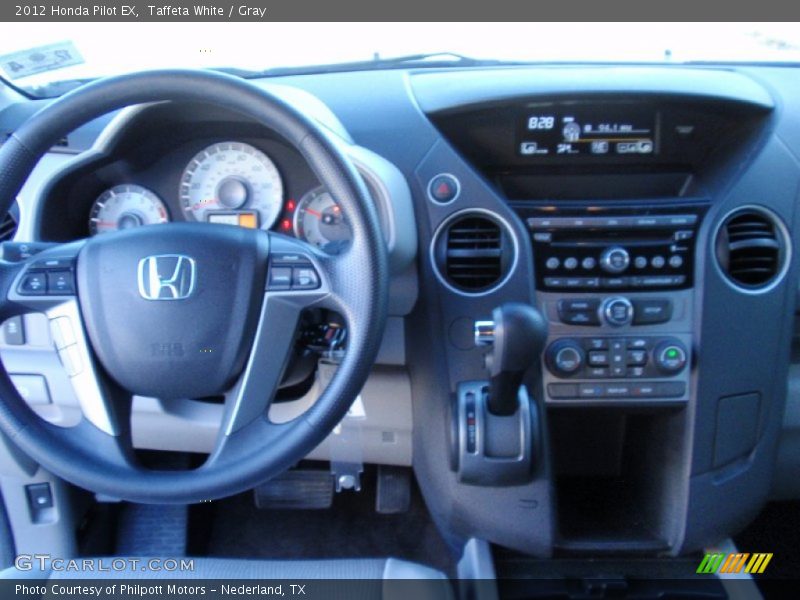 Taffeta White / Gray 2012 Honda Pilot EX