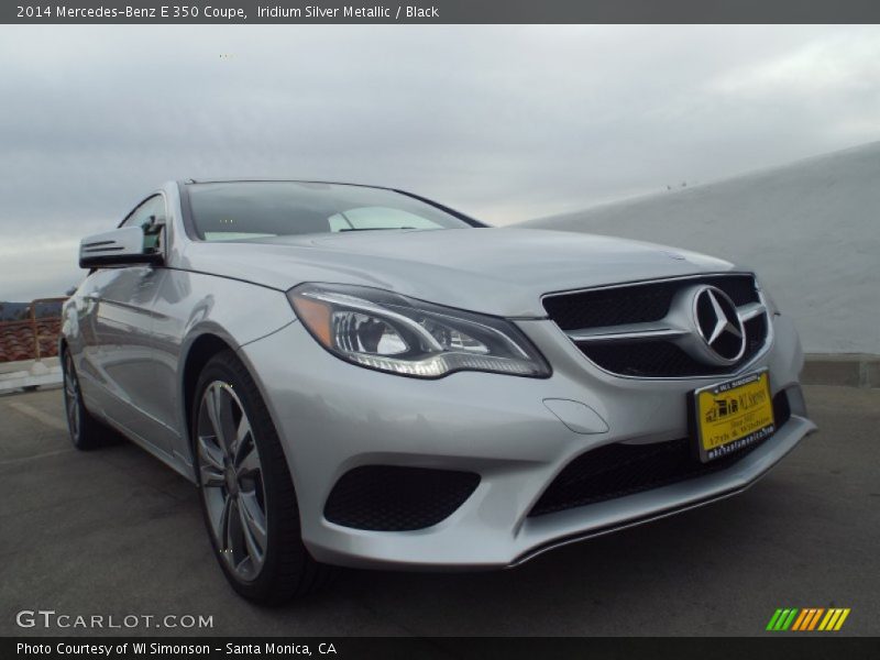 Iridium Silver Metallic / Black 2014 Mercedes-Benz E 350 Coupe