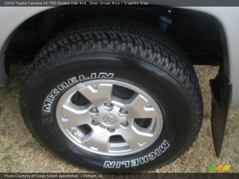 Silver Streak Mica / Graphite Gray 2009 Toyota Tacoma V6 TRD Double Cab 4x4
