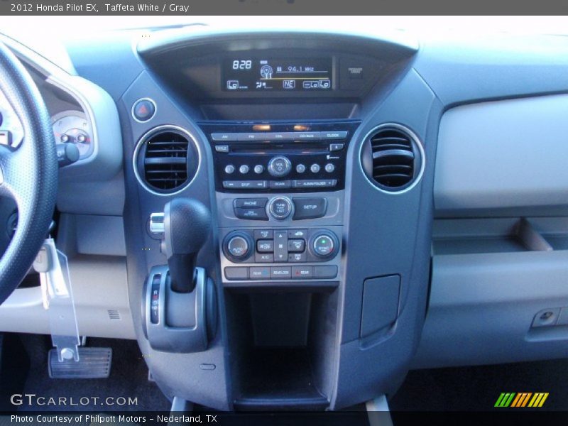 Taffeta White / Gray 2012 Honda Pilot EX