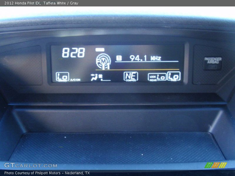 Taffeta White / Gray 2012 Honda Pilot EX