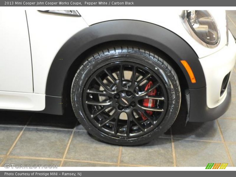 Pepper White / Carbon Black 2013 Mini Cooper John Cooper Works Coupe