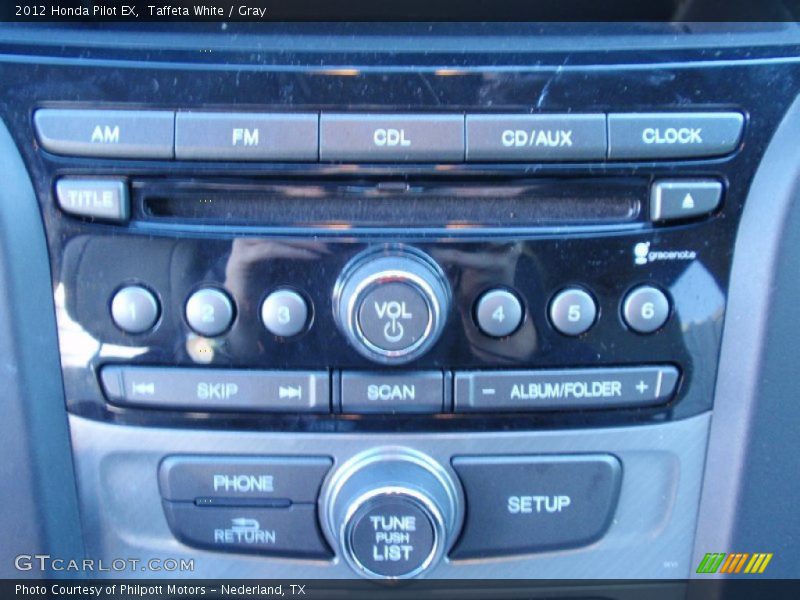 Taffeta White / Gray 2012 Honda Pilot EX