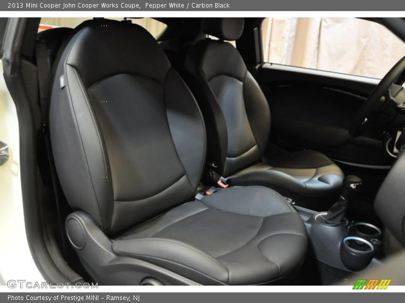 Pepper White / Carbon Black 2013 Mini Cooper John Cooper Works Coupe