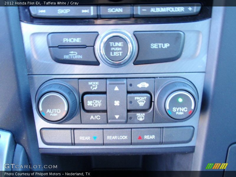Taffeta White / Gray 2012 Honda Pilot EX