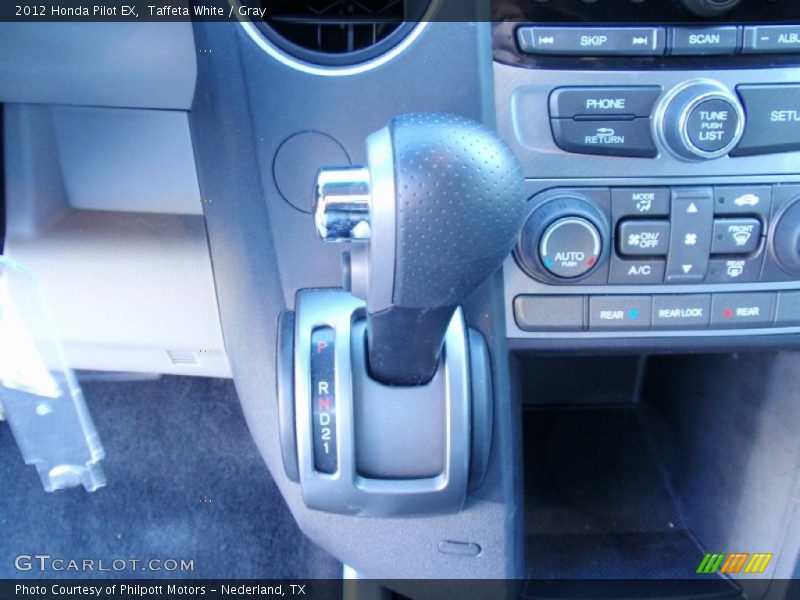 Taffeta White / Gray 2012 Honda Pilot EX