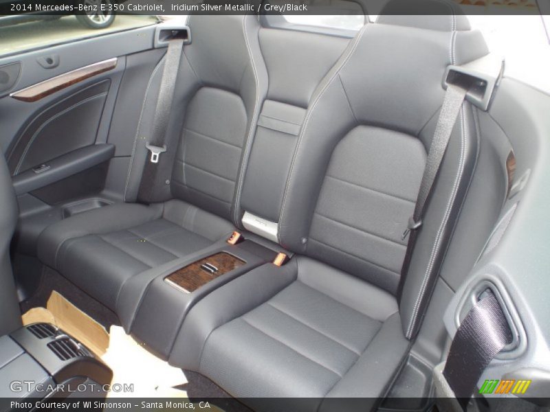 Iridium Silver Metallic / Grey/Black 2014 Mercedes-Benz E 350 Cabriolet