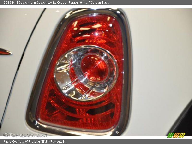 Pepper White / Carbon Black 2013 Mini Cooper John Cooper Works Coupe