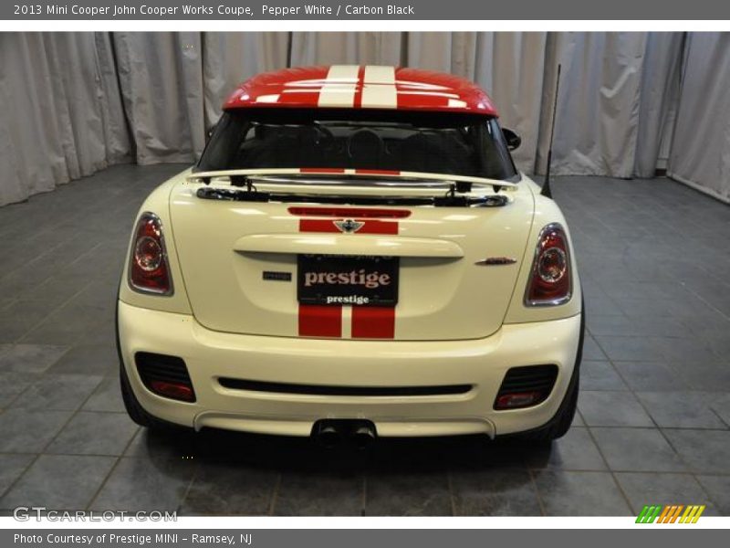 Pepper White / Carbon Black 2013 Mini Cooper John Cooper Works Coupe