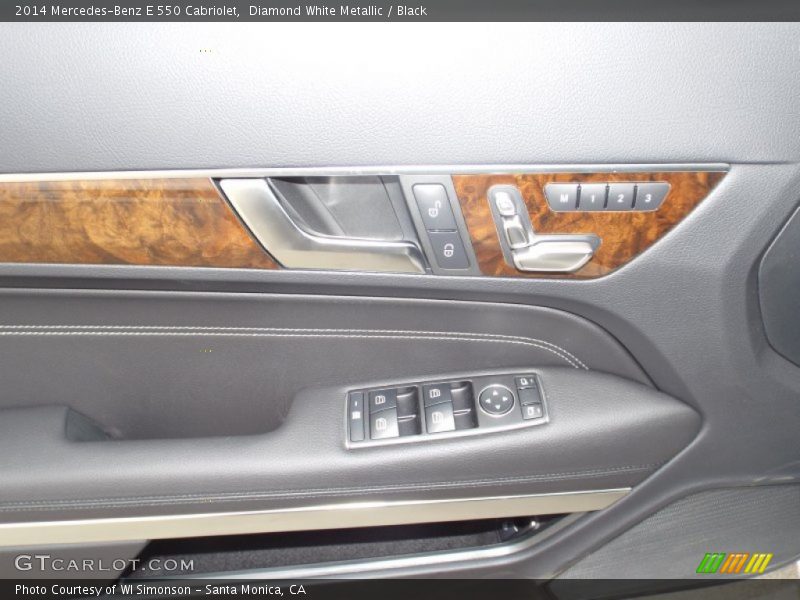 Diamond White Metallic / Black 2014 Mercedes-Benz E 550 Cabriolet