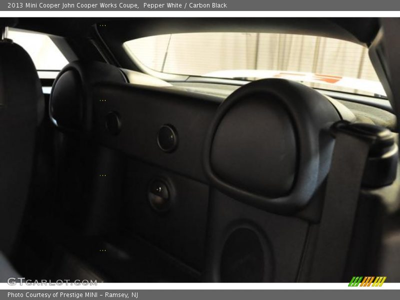 Pepper White / Carbon Black 2013 Mini Cooper John Cooper Works Coupe