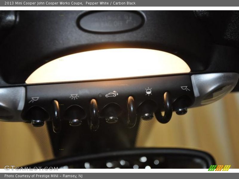 Pepper White / Carbon Black 2013 Mini Cooper John Cooper Works Coupe